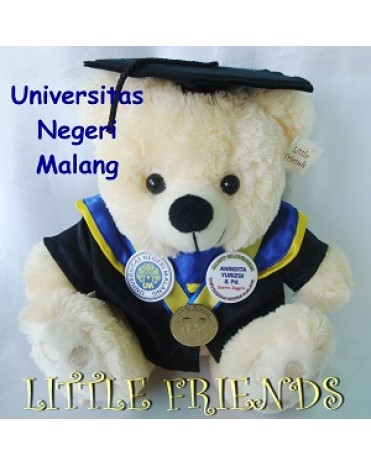 Boneka Wisuda Universitas Negeri Malang - Sastra Inggris (30 cm)